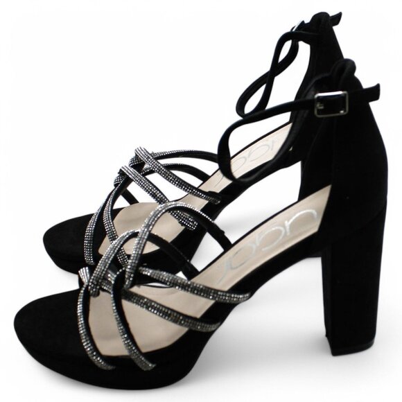 Sugar Women's Petal Dress Sandals - Black Shimmer - Picture 6 of 8